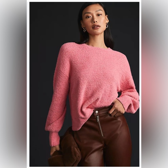 Sanctuary Cozy Fuzzy Chenille Crew Neck Knit Sweater Size XS - Picture 1 of 12